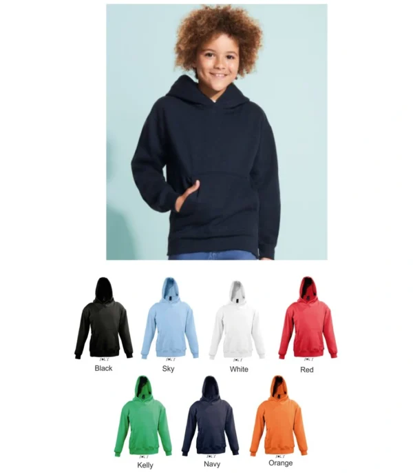 Sol's 13255 Kids Slam Hooded Sweatshirt